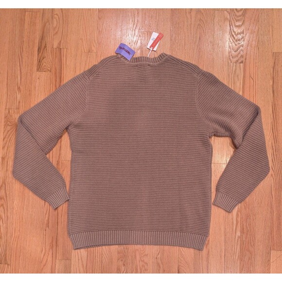 Marine Layer Mens Medium Garment Dye Crew Sweater Toasted Coconut $138 NWT New - Picture 6 of 8